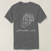Jesus Wept Innit WhiteLine T-shirt (Design voorkant)