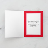 JESUS | WERELDWIJD TOEGEWEZEN | CHRISTELIJK | Kers Feestdagen Kaart (Binnen)