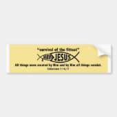 Jesus Wins Bumpersticker (Voorkant)