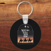Jesus Wise Men Still Seek Him Christian Christmas  Sleutelhanger (Voorkant)