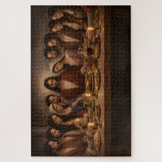 Jesus With Family And Mary Magdalene Supper  Legpuzzel (Verticaal)