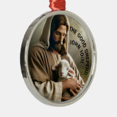 JESUS WITH LAMB CHRISTMAS ORNAMENT (Rechts)