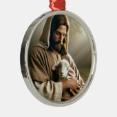 JESUS WITH LAMB CHRISTMAS ORNAMENT (Rechts)