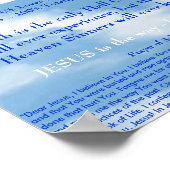 JESUS Witnessing Poster (Hoek)