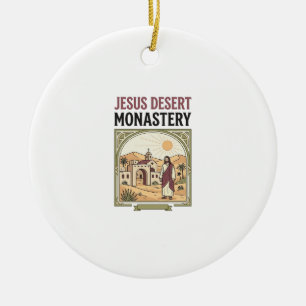 Jesus Woestijnklooster Jesus Woestijnklooster Chri Keramisch Ornament