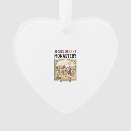 Jesus Woestijnklooster Jesus Woestijnklooster Chri Ornament (voorkant)