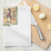 Jesus Woestijnklooster Jesus Woestijnklooster Chri Theedoek (Quarter Fold)