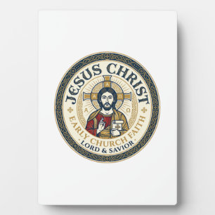 Jesus Woestijnvaders Oud Christelijk T-Shirt Ins Fotoplaat