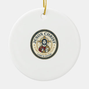 Jesus Woestijnvaders Oud Christelijk T-Shirt Ins Keramisch Ornament
