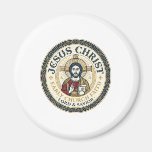 Jesus Woestijnvaders Oud Christelijk T-Shirt Ins Magneet