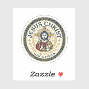 Jesus Woestijnvaders Oud Christelijk T-Shirt Ins Sticker