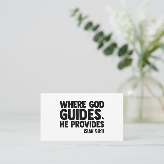 Jesus Woman Youth Man Church Christus Faith in God Visitekaartje (Staand voorkant)