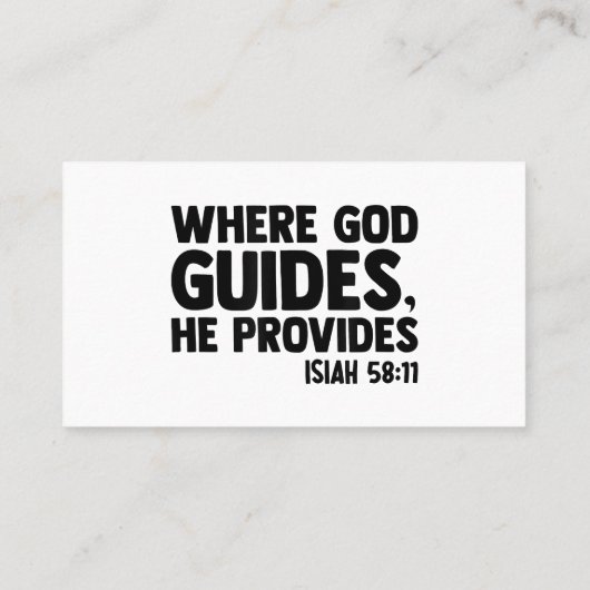 Jesus Woman Youth Man Church Christus Faith in God Visitekaartje (Achterkant)