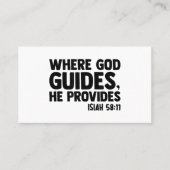 Jesus Woman Youth Man Church Christus Faith in God Visitekaartje (Voorkant)