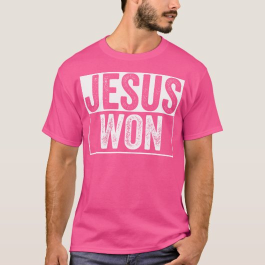 Jesus Won T-shirt (Voorkant)