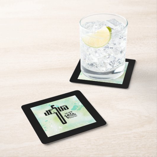 Jesus Word Art Kartonnen Onderzetters (Insitu)