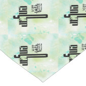 Jesus Word Art Korte Tafelloper (Hoek)