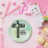 Jesus Word Art Papieren Bordje (Feest)