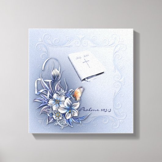 Jesus Word Premium Wrapped Canvas (gloss) (Voorkant)