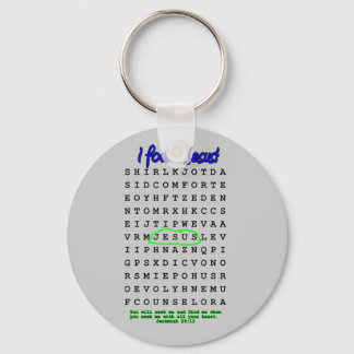 Jesus Word Search Puzzle Sleutelhanger