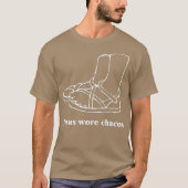 Jesus Wore Chacos T-shirt (Voorkant)