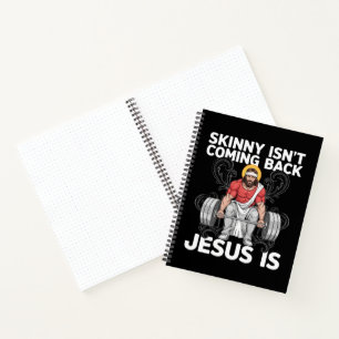 Jesus Workout Gym Slijnt Komt Niet Terug Notitieboek