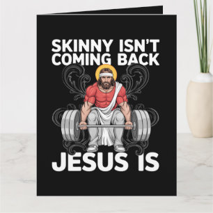 Jesus Workout Gym Slijter Komt Niet Terug Kaart