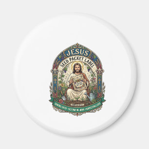 Jesus Zaadpakket Label Jezus Zaadpakket Christelij Magneet