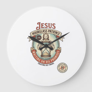 Jesus Zandloper Geduld Jesus Zandloper Geduld Grote Klok