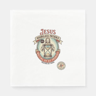 Jesus Zandloper Geduld Jesus Zandloper Geduld Servet