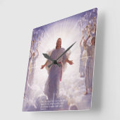 Jesus & zijn Engelen 1 Klok van de Muur (Hoek)