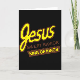Jesus Zoete Verlosser Koning Der Koningen Grappig  Kaart