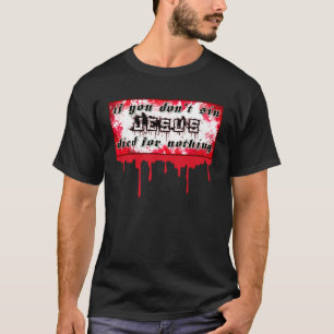 Jesus Zonde #5 echte Metalhead Ketterij Moshpit Me T-shirt
