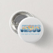 Jesus Zonsopgang Ronde Button 3,2 Cm (Voorkant /achterkant)