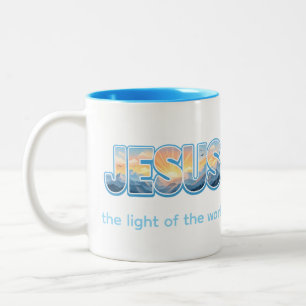 Jesus Zonsopgang Tweekleurige Koffiemok