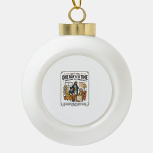 Jesus zorgt voor ouder wordende ouders Grafische T Keramische Bal Ornament