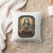 Jesus Zwart Scherm Vergeten Webcam Hoes Virtueel Kussen (Deken)
