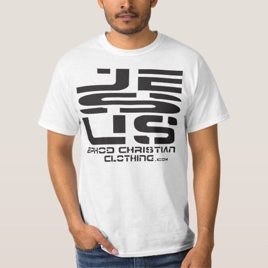 JESUS zwart T-shirt (Voorkant)