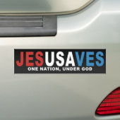 JesUSAves Bumpersticker (Op auto)