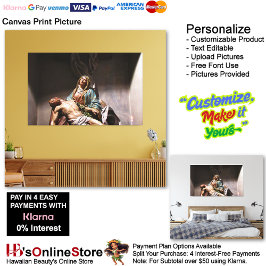 Jesusbannerafdruk Foto 18 Canvas Afdruk