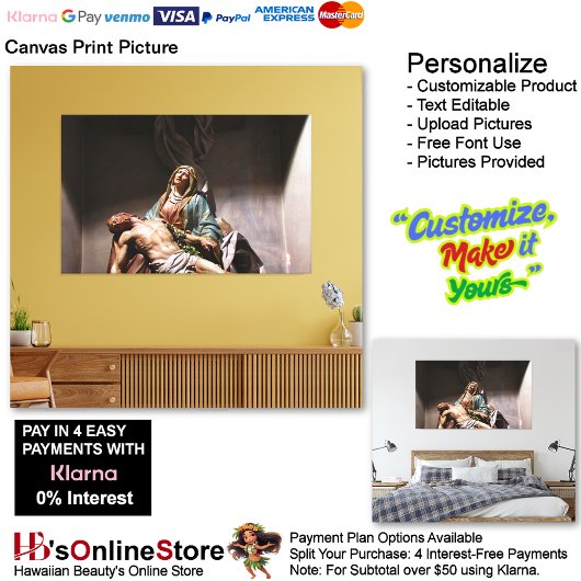 Jesusbannerafdruk Foto 18 Canvas Afdruk