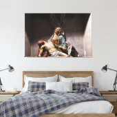 Jesusbannerafdruk Foto 18 Canvas Afdruk (Insitu (Slaapkamer))