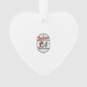 Jesusbijeenkomst lege stoel uitnodiging Jesus lege Ornament