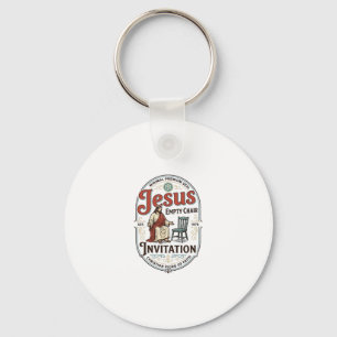 Jesusbijeenkomst lege stoel uitnodiging Jesus lege Sleutelhanger