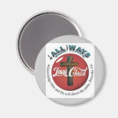 JesusChrist Button Magneet (Voorkant / Achterkant)