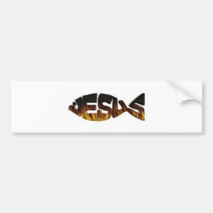 jesusfirefachtig bumpersticker