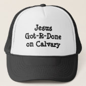 Jesusgot-R-Doneon Calvarium Trucker Pet (Voorkant)