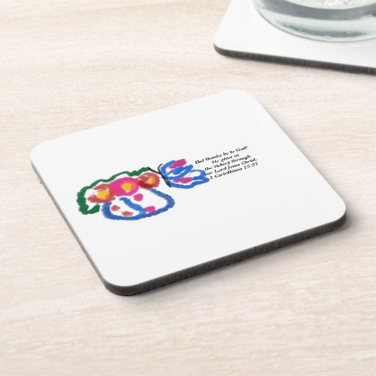 jesusliefde bier onderzetter (Linkerzijde)