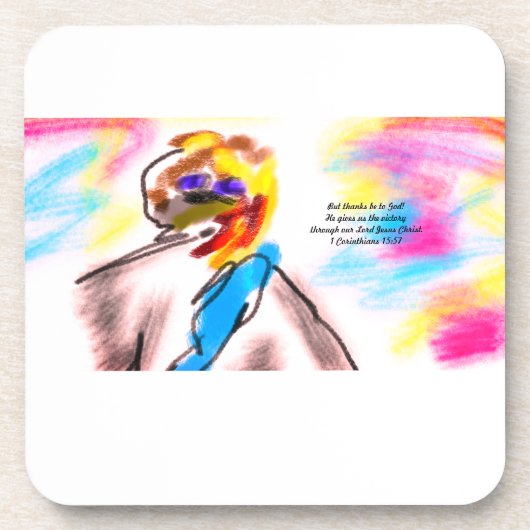 jesusliefde bier onderzetter (Voorkant)