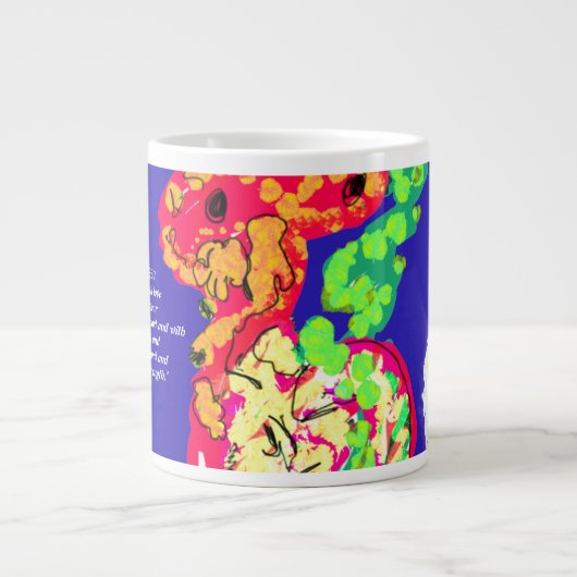 jesusliefde grote koffiekop (Voorkant)